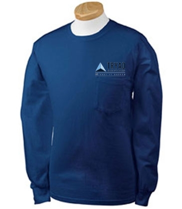 Adult Ultra Cotton® Long-Sleeve Pocket T-Shirt