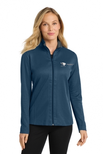 Port Authority® Ladies Vertical Texture Full-Zip Jacket