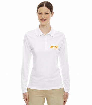 CORE365 Women's Pinnacle Performance Long Sleeve Piqué Polo