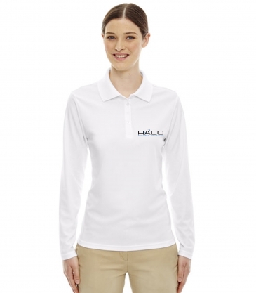 CORE365 Women's Pinnacle Performance Long Sleeve Piqué Polo