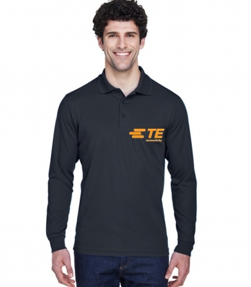 Men's Tall Pinnacle Performance Long-Sleeve Piqué Polo