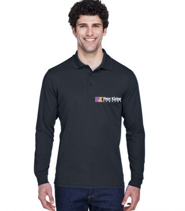 Men's Tall Pinnacle Performance Long-Sleeve Piqué Polo