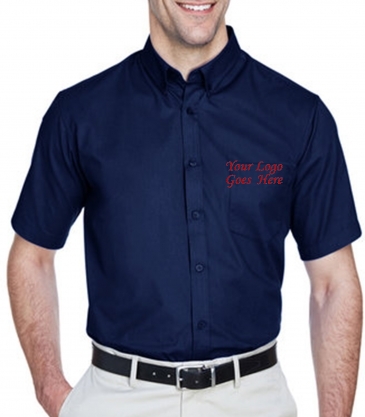 Men's Optimum Short-Sleeve Twill Shirt