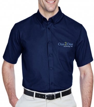 Men's Optimum Short-Sleeve Twill Shirt