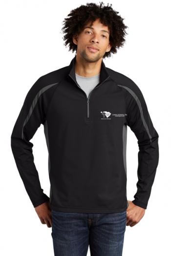 Sport-Tek® Sport-Wick® Stretch 1/2-Zip Colorblock Pullover