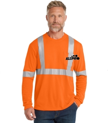 CornerStone® ANSI 107 Class 2 Long Sleeve Safety T-Shirt