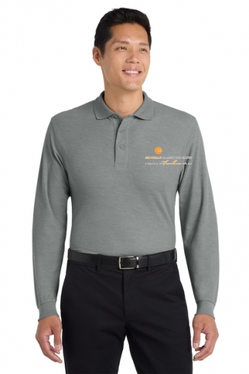 Port Authority® Tall Silk Touch™ Long Sleeve Polo