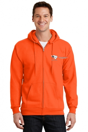 Port & Company® Tall Essential Fleece Full-Zip Hooded Sweatshirt