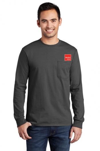 Port & Company® Tall Long Sleeve Essential Pocket Tee