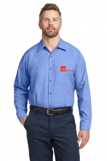 Red Kap® Long Size, Long Sleeve Industrial Work Shirt