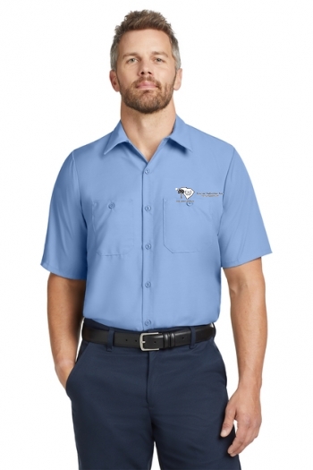 Red Kap® Long Size, Short Sleeve Industrial Work Shirt