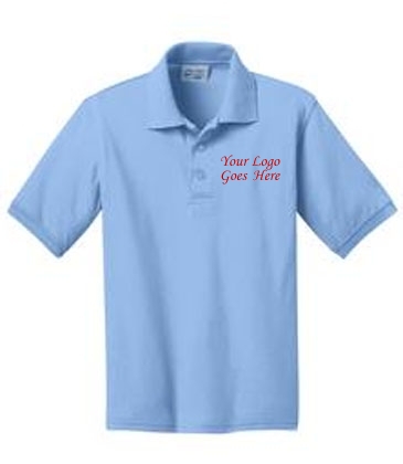 Port & Company® Youth Core Blend Jersey Knit Polo