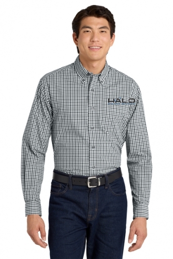 Port Authority® Long Sleeve Gingham Easy Care Shirt