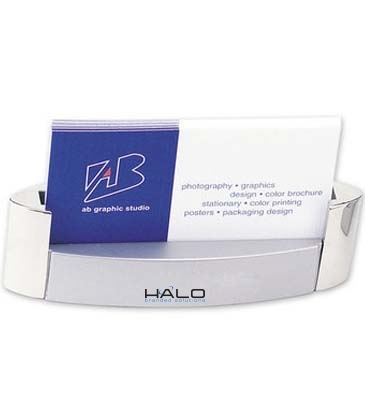 Goodfaire Two-Tone Silver Card Holder