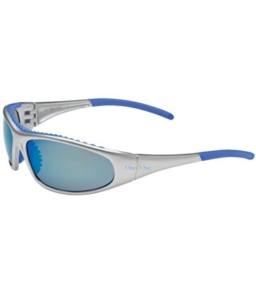 Bouton® Flashfire Blue Mirror Glasses