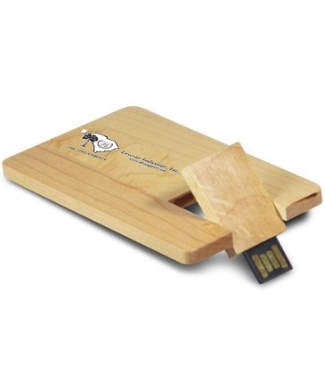 Wood Credit Card Flash Drive V2.0