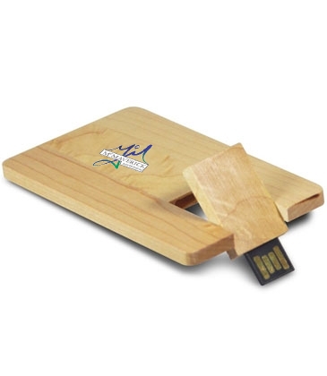 Wood Credit Card Flash Drive V2.0