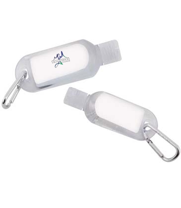 2 oz. Hand Sanitizer Gel with Carabiner