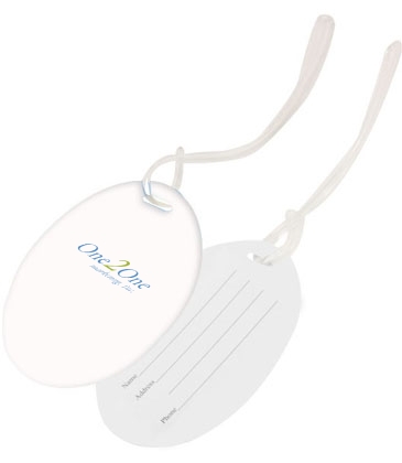 Oval Luggage Tag