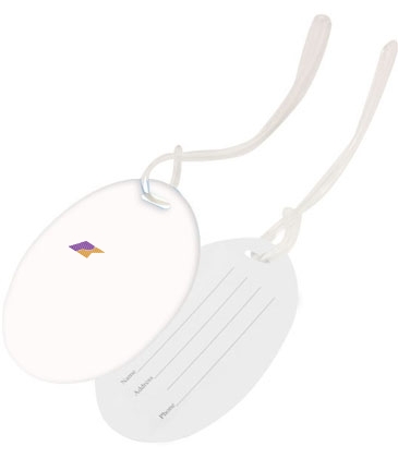Oval Luggage Tag