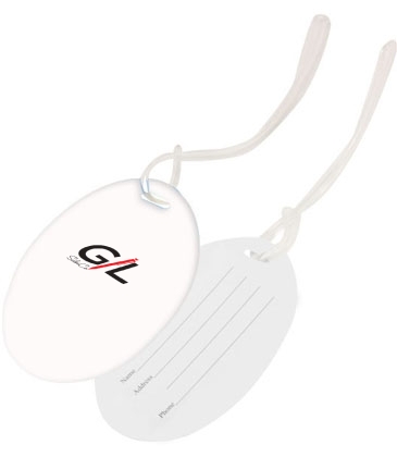 Oval Luggage Tag