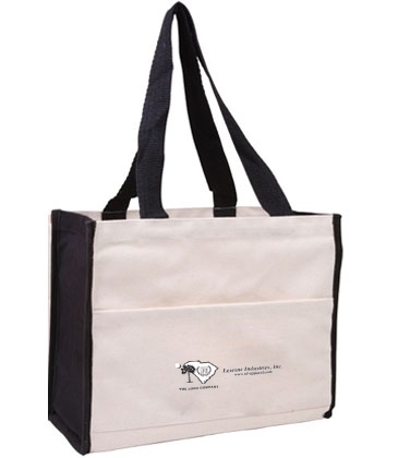 Cotton Gusset Accent Box Tote