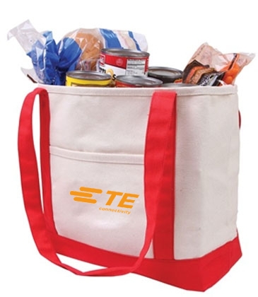 Cotton Canvas Boat Tote