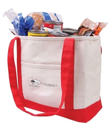 Cotton Canvas Boat Tote