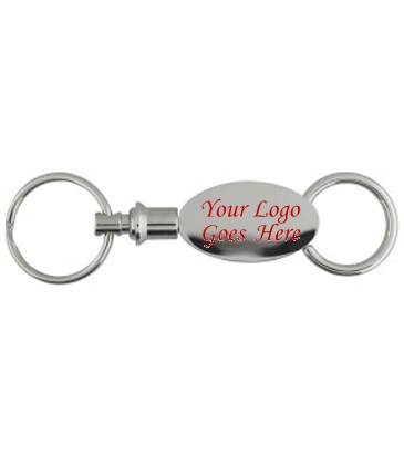 The Elliptical Pull Apart Key Chain