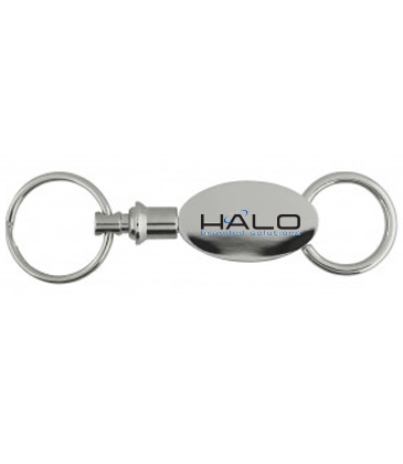 The Elliptical Pull Apart Key Chain