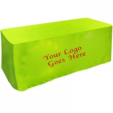 All Over Dye Sub Table Cover - fitted poly 3-sided, fits 6' table