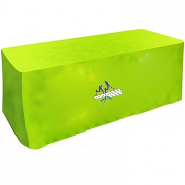 All Over Dye Sub Table Cover - fitted poly 3-sided, fits 6' table
