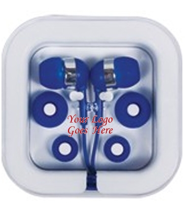 Earbuds in Square Case