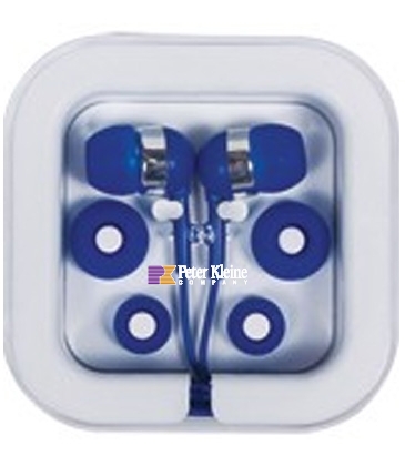 Earbuds in Square Case