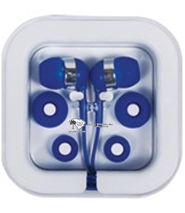 Earbuds in Square Case