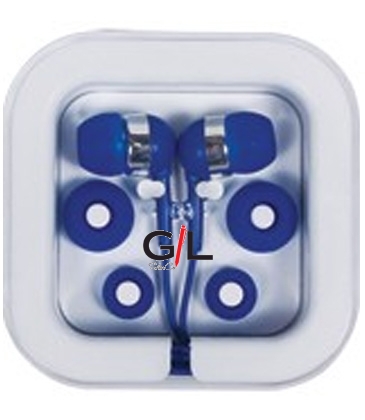 Earbuds in Square Case