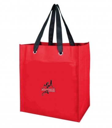Non Woven Grocery Tote W/Grommets