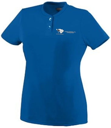 Ladies Wicking Two-Button Jersey