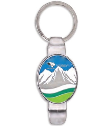 Oval Bottle/Can Opener Key Tag