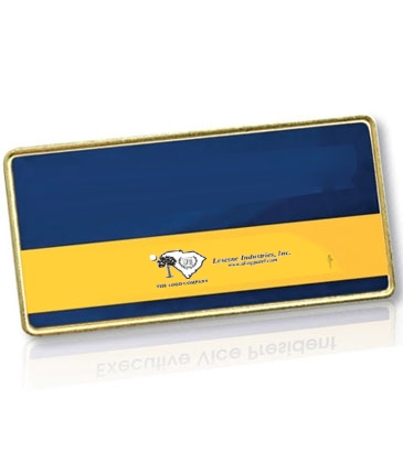 Variable Data Name Badges with Magnetic Back