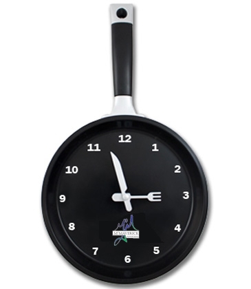 Frying Pan Clock