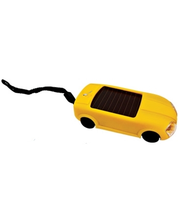 Solar Car Light Keychain