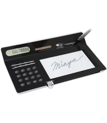 Solar Calculator With Erasable Memo Board
