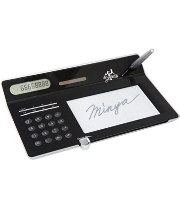 Solar Calculator With Erasable Memo Board
