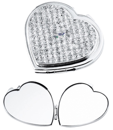 Jewelry Heart Compact Mirror