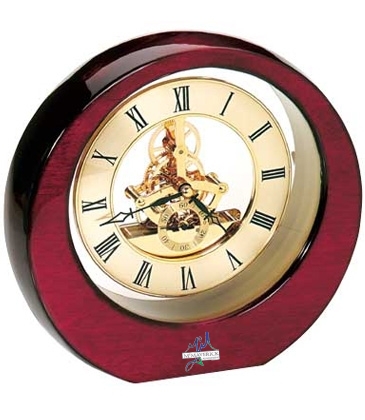 Hi Gloss Wooden Moving Gear Clock
