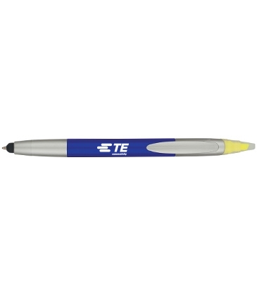 3-In-1 Pen With Highlighter and Stylus
