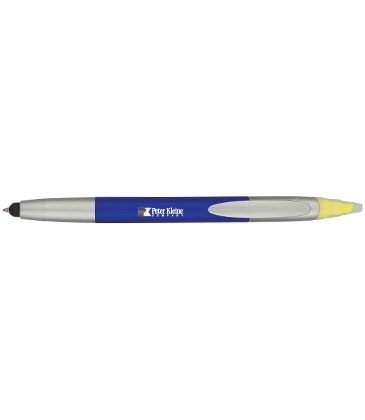 3-In-1 Pen With Highlighter and Stylus