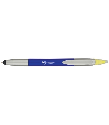 3-In-1 Pen With Highlighter and Stylus