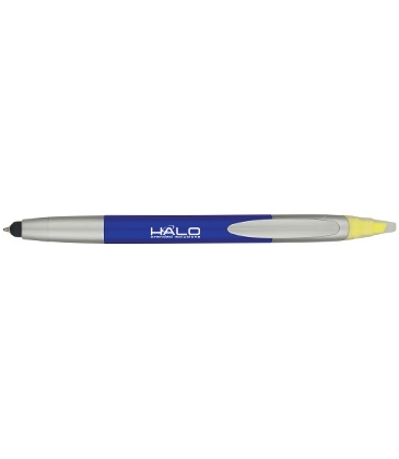 3-In-1 Pen With Highlighter and Stylus